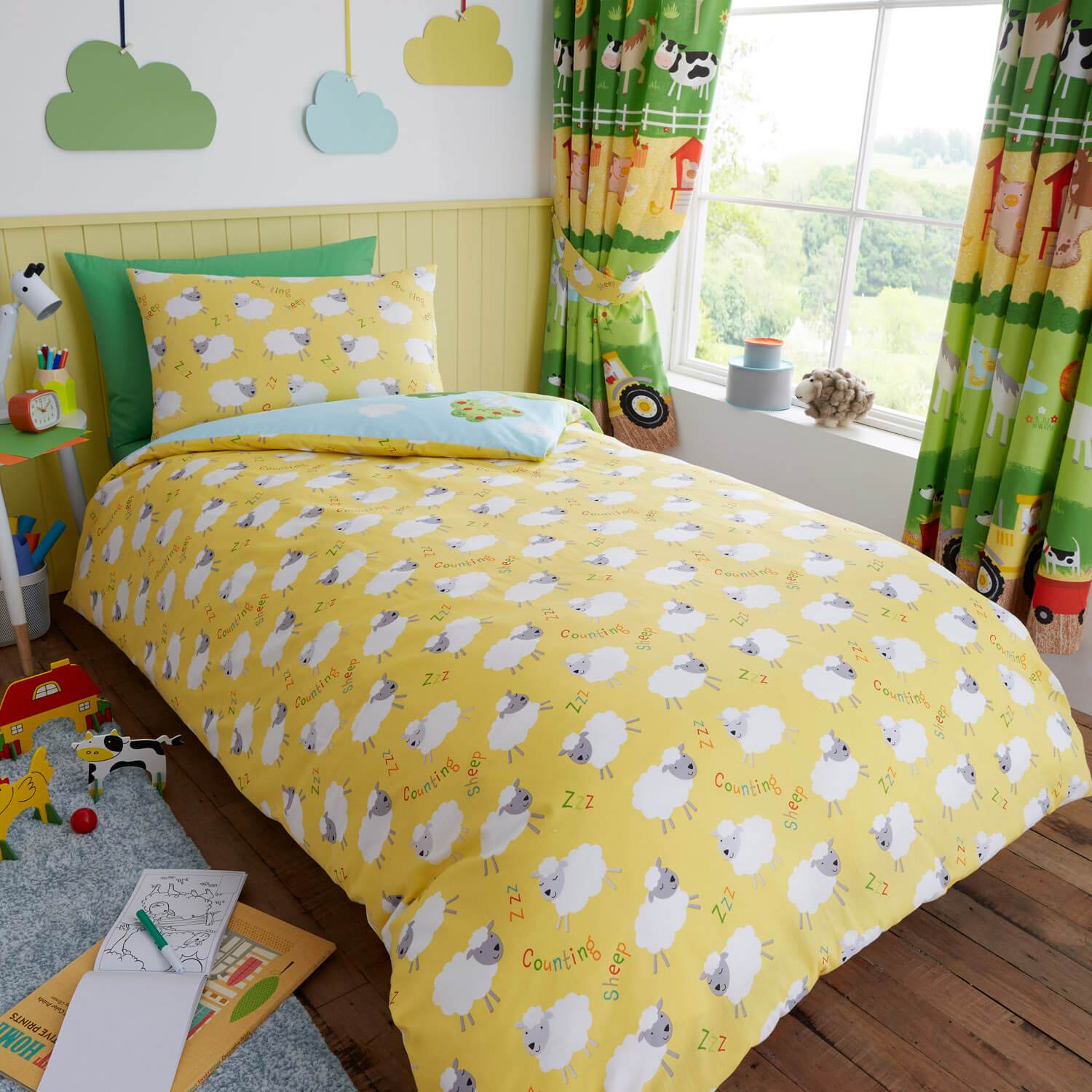 Kids Farm Friends & Animals Bedding Happy Linen Company