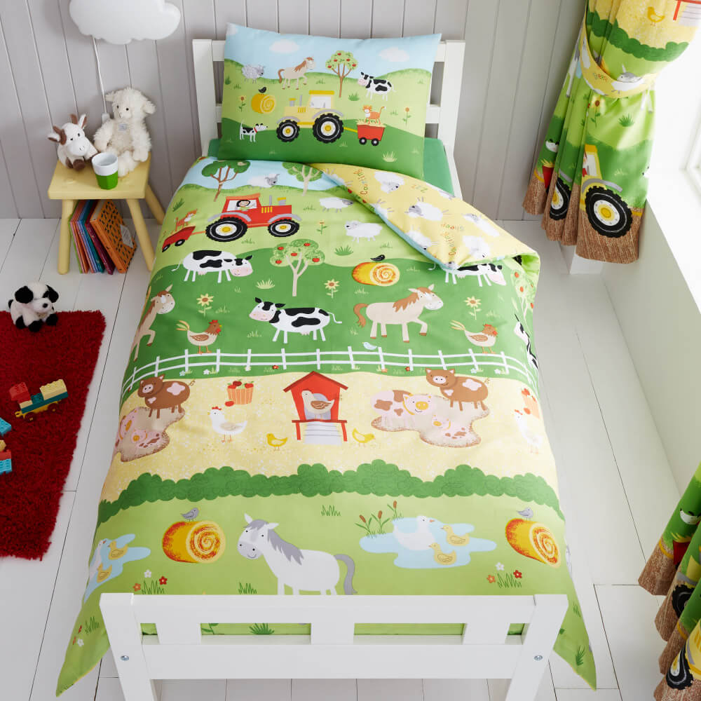 Kids Farm Friends & Animals Bedding Happy Linen Company