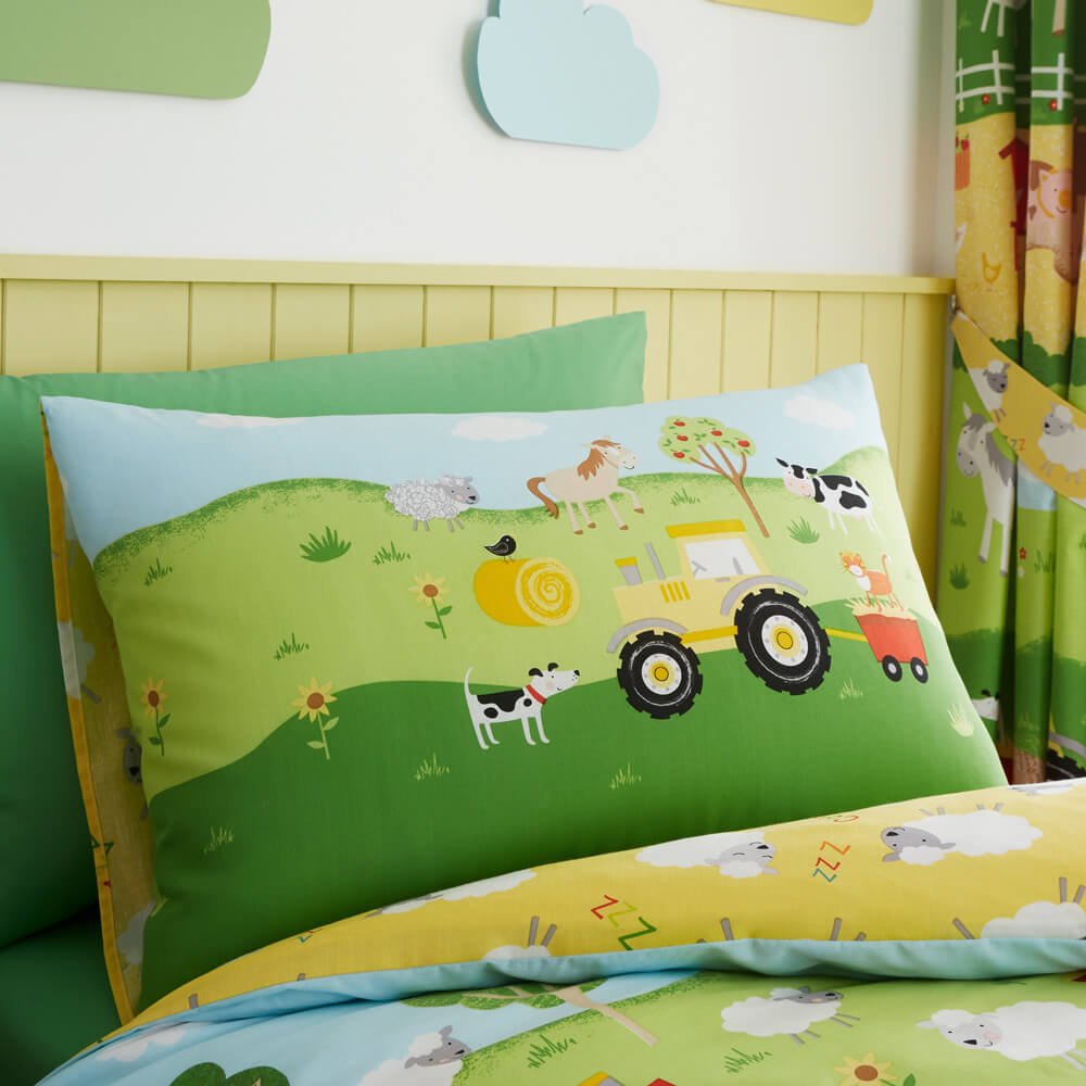 Farm Friends Pillowcases (Pair) Pillowcases - Happy Linen Company