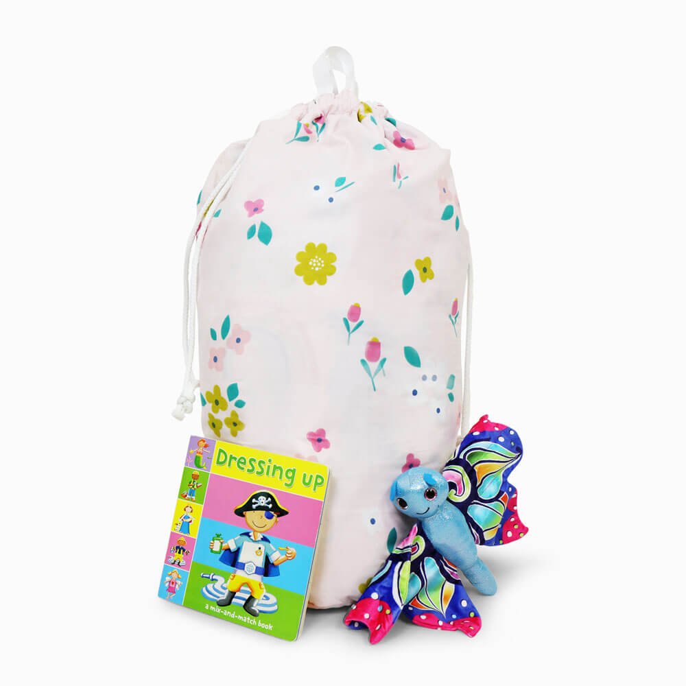 Flower Garden Toy Storage Bag - Happy Linen Company