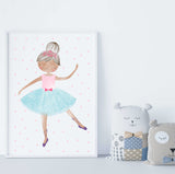 Isabella Ballerina A4 Digital Prints - Digital Download A4 Prints - Happy Linen Company