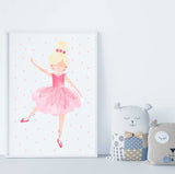 Isabella Ballerina A4 Digital Prints - Digital Download A4 Prints - Happy Linen Company
