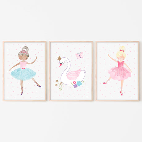 Isabella Ballerina A4 Digital Prints - Digital Download A4 Prints - Happy Linen Company