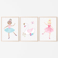 Isabella Ballerina A4 Digital Prints - Digital Download A4 Prints - Happy Linen Company
