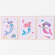 Magical Mermaids A4 Digital Prints - Digital Download A4 Prints - Happy Linen Company