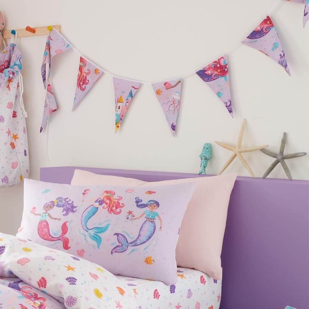 Magical Mermaids Bunting Bunting - Happy Linen Company