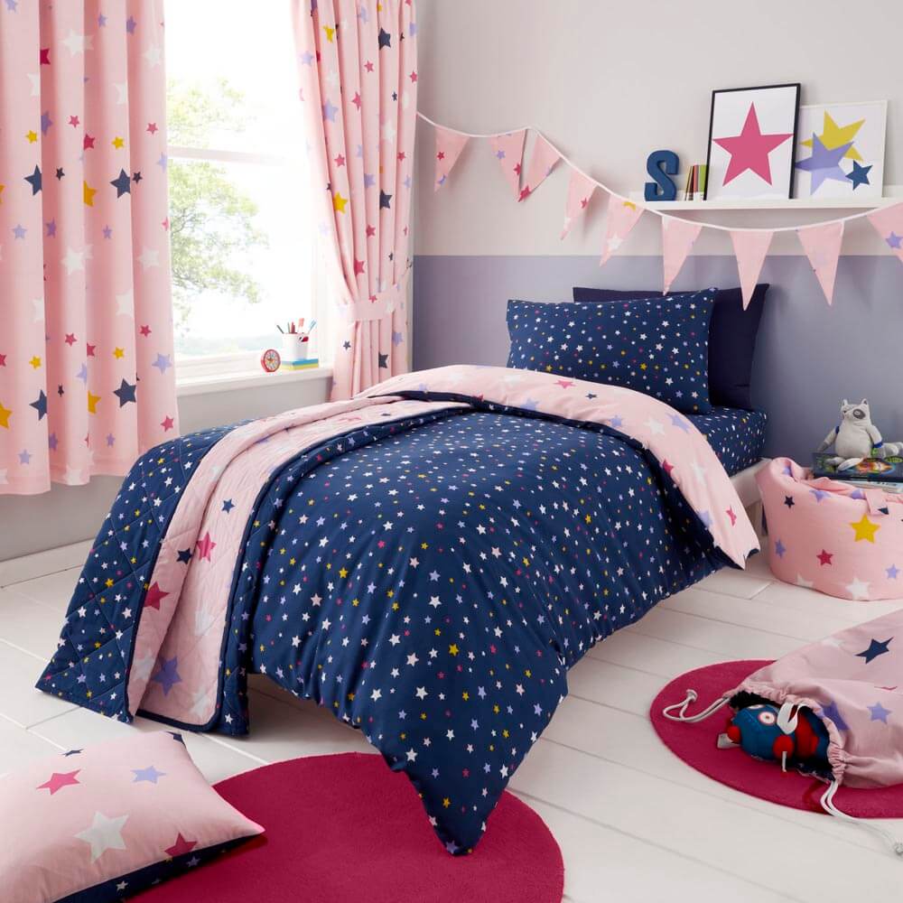 Kids Multi Stars Bedding Happy Linen Company - Main Image