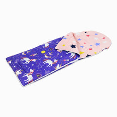 Kids Space Unicorn Sleeping Bag Happy Linen Company