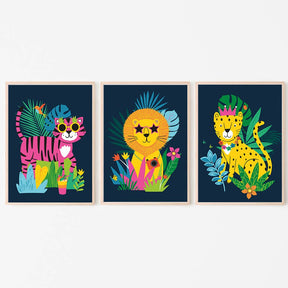Tropi-Cat A4 Digital Prints - Digital Download A4 Prints - Happy Linen Company