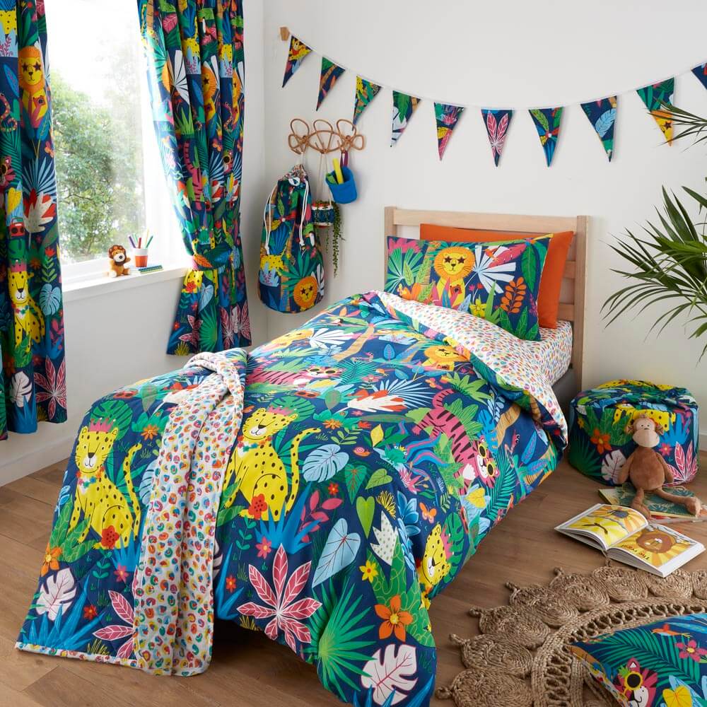 Tropi-Cat Bedding Kids Bedding - Happy Linen Company