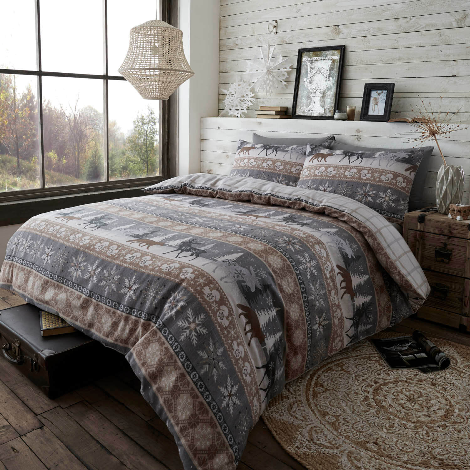 Warm Alaska Brushed Cotton Bedding - Happy Linen Company