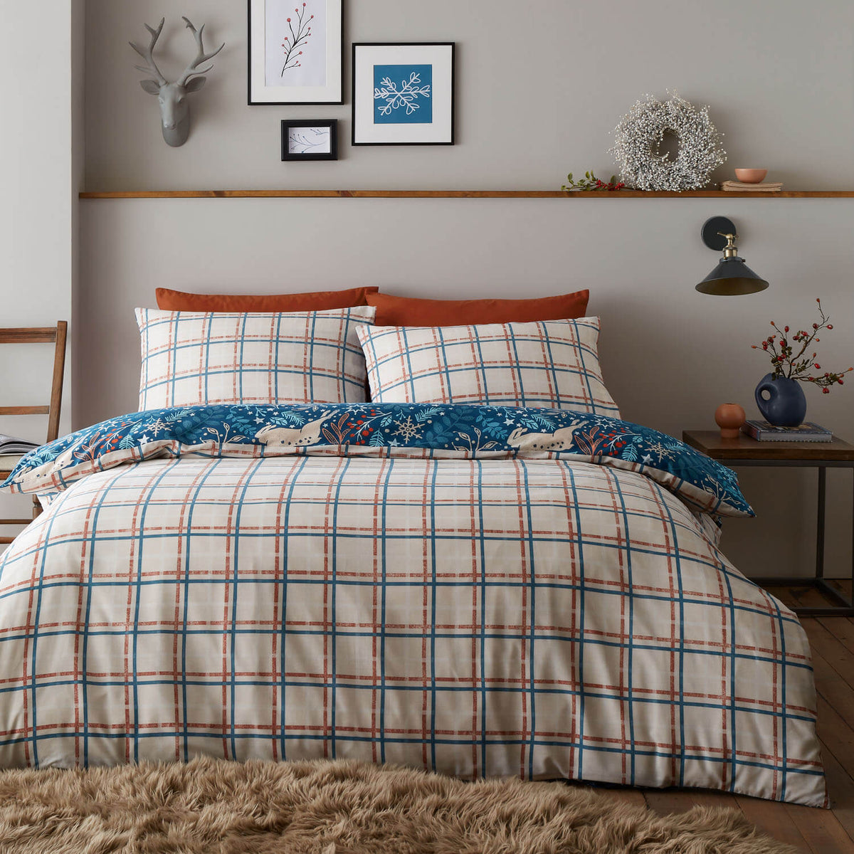 Winter Stags Bedding - Happy Linen Company