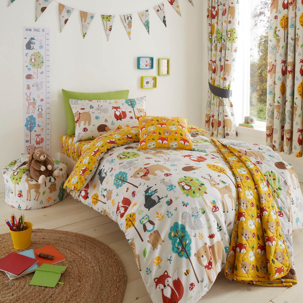 Kids store woodland bedding