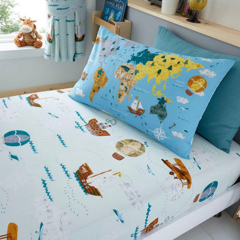 
  
	
    
	
    World Explorer Pillowcase (Pair)